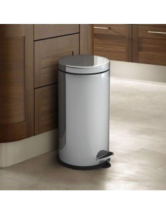 Garbage can with foot pedal...