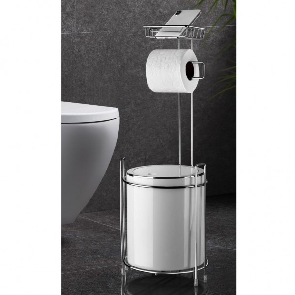 Toilet stand with dustcan and toilet...