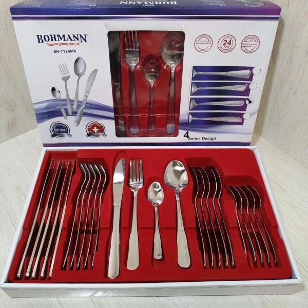 Cutlery 24 piece Bohmann BH 7124MR,...