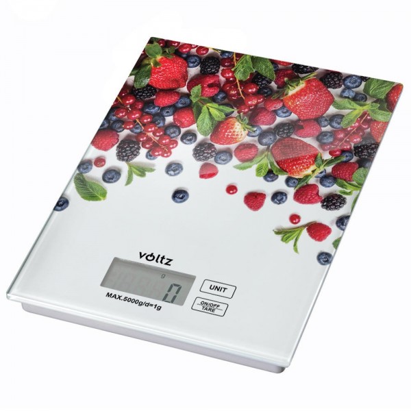 Kitchen scale Voltz V51651E Berries,...