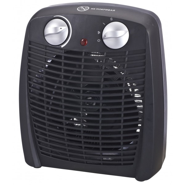 Fan heater Voltz V51970C, 2000W, Black