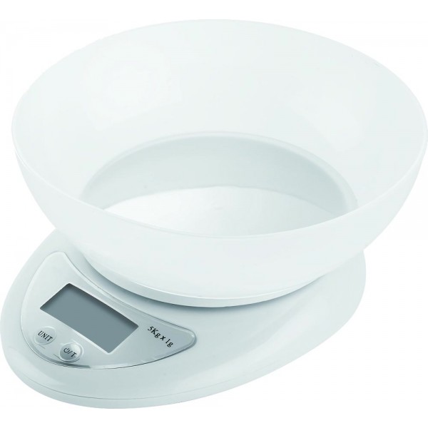 Digital kitchen scale with bowl...