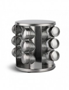 Spice jars on a stand...