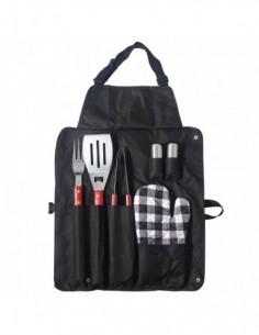 Apron with BBQ utensils...