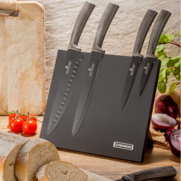 Knife set with magnetic stand...