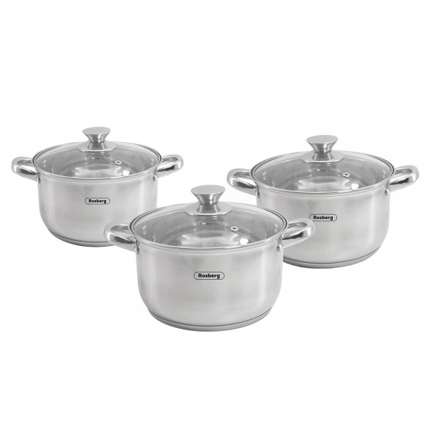 Cooking Pots set Rosberg R51210L6 6...