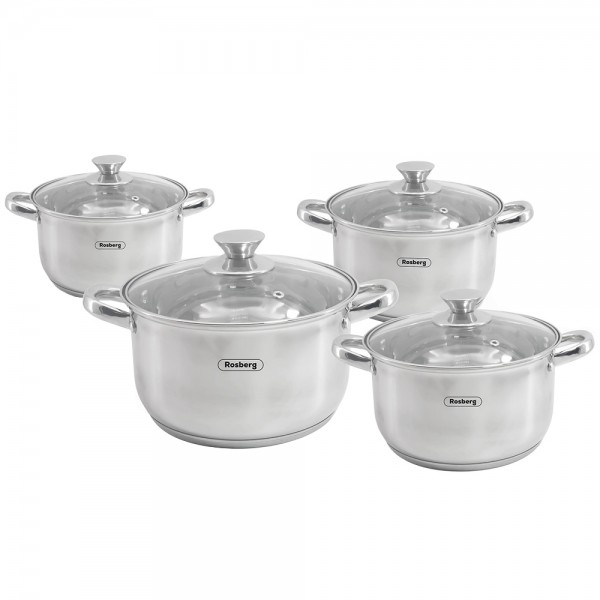 Cooking Pots set Rosberg R51210L8 8...