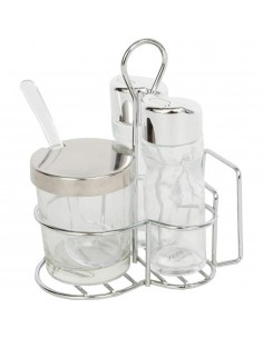 Set recipiente sare, piper...