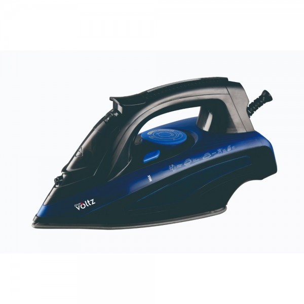 Steam iron with ceramic soleplate...