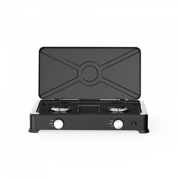 Double Burner Gas stove with cover...