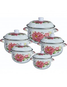 Set of 5 pcs enameled...