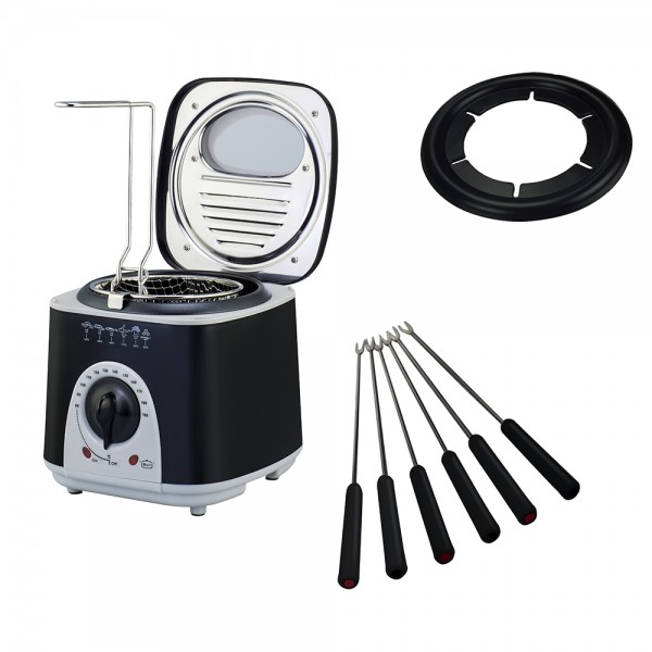 Fondue Deep Fryer Rosberg R51980BF,...