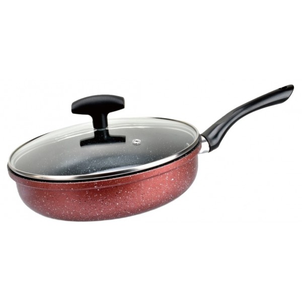 Deep Frying pan Rosberg R51319G24CD,...