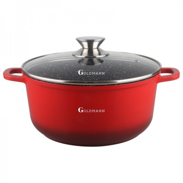 Goldmann GM-7328R Sauce Pot, 6.5 L,...