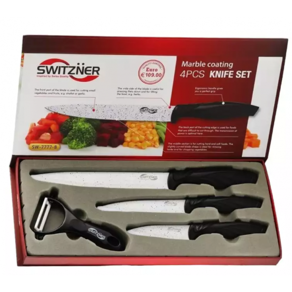 Комплект ножове Switzňer SW-7777-B...