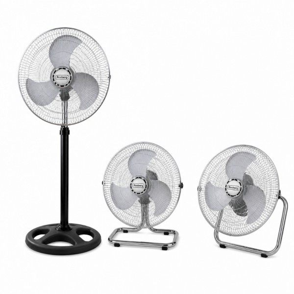 Rosberg R51760J18 , 3 in 1 Fan, 70W,...