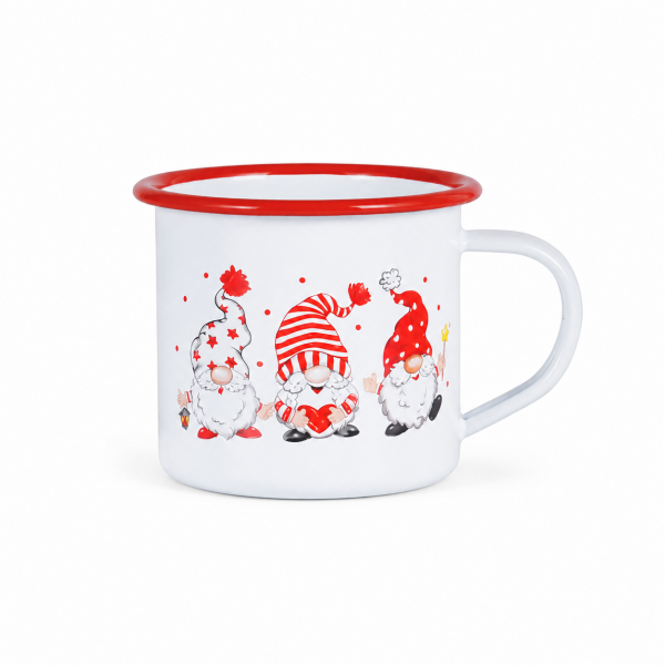 Rosberg R51306A8 Enamel Mug, 350 ml,...