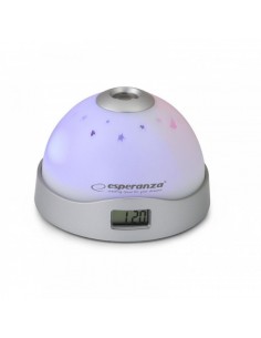 Clock with projector and...