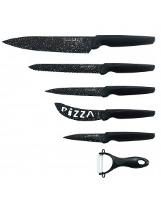 Set of 5 knives + peeler...